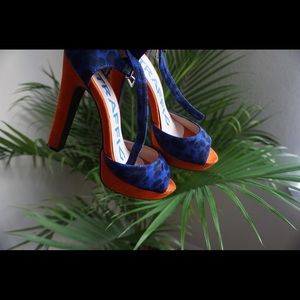Blue and Orange Heels